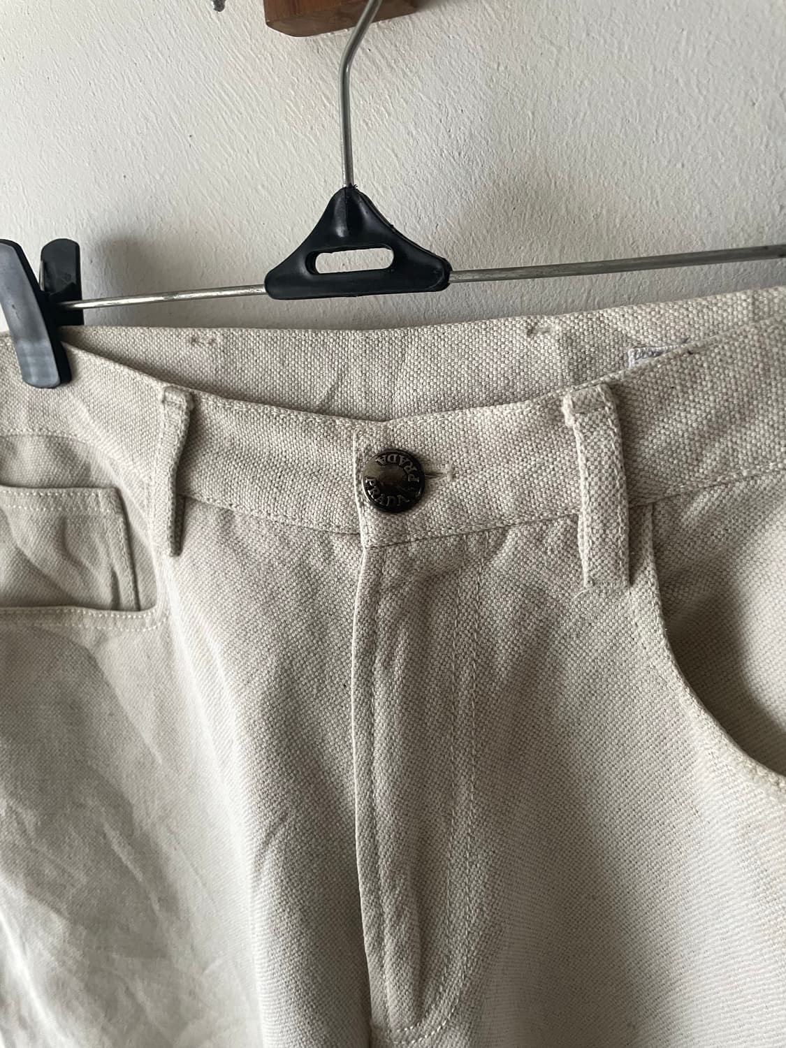90-00‘s Vintage Prada Cotton Canvas Pant 상품이미지3