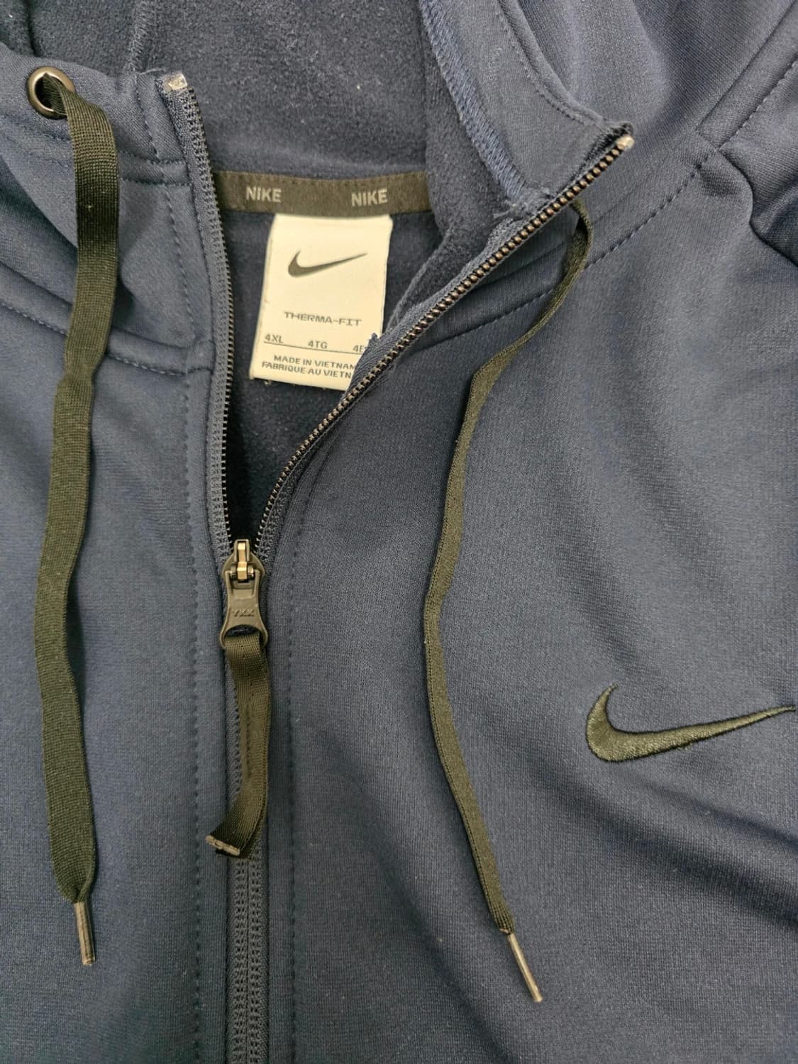 나이키 써마핏 기모 후드 집업 트레이닝 자켓 4XL 상품이미지4