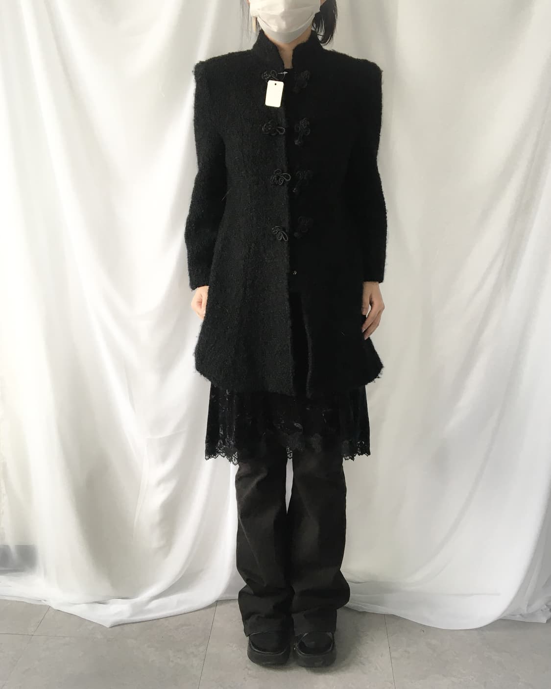 Qipao button point woolen jacket 상품이미지5