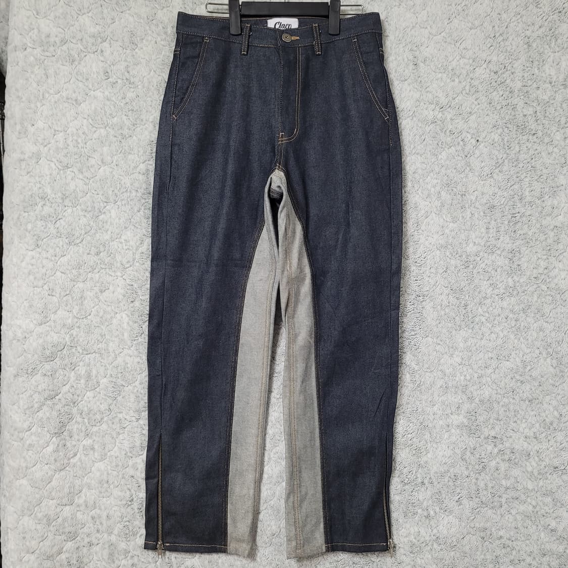 G465 [M] Claco 클라코 지퍼 팬츠 데님 청바지 상품이미지1