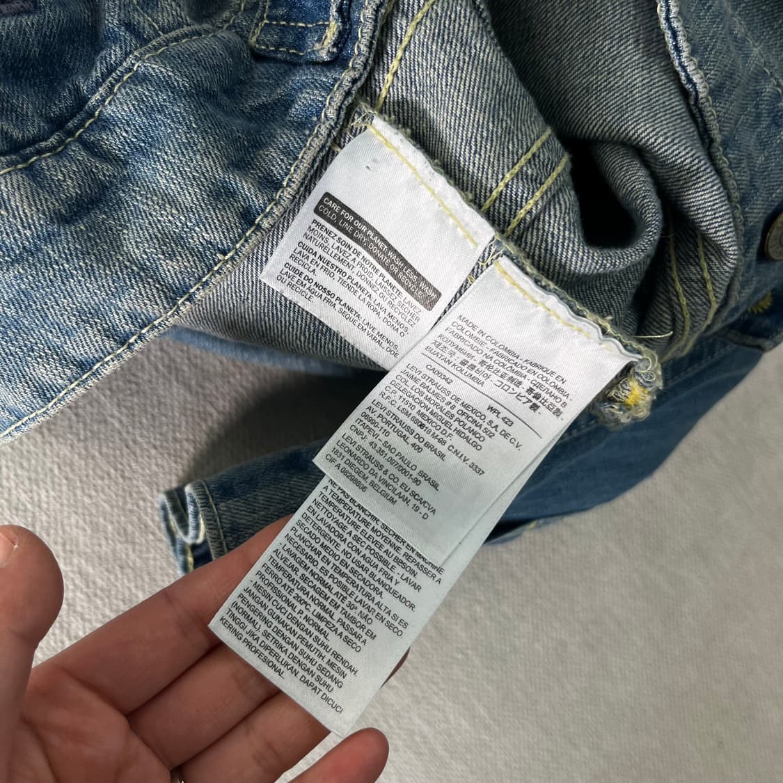 W 95 리바이스 데님 트러커 자켓 상품이미지5