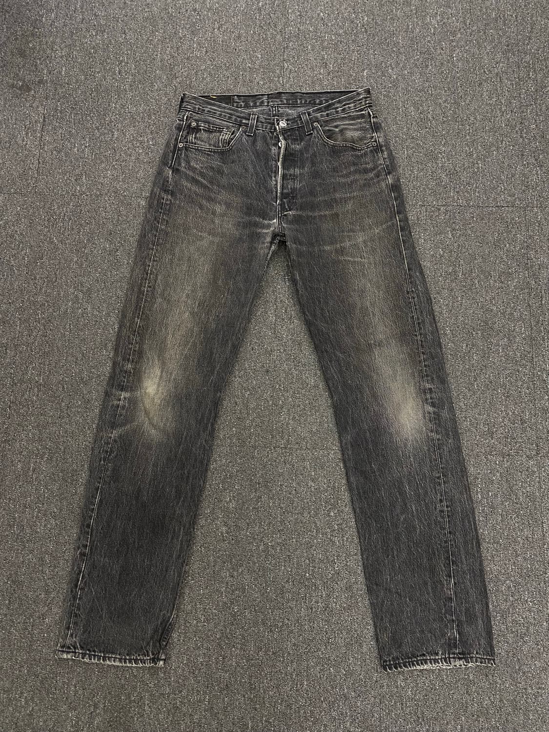 90s Levis 리바이스 501 흑청 데님팬츠 상품이미지5