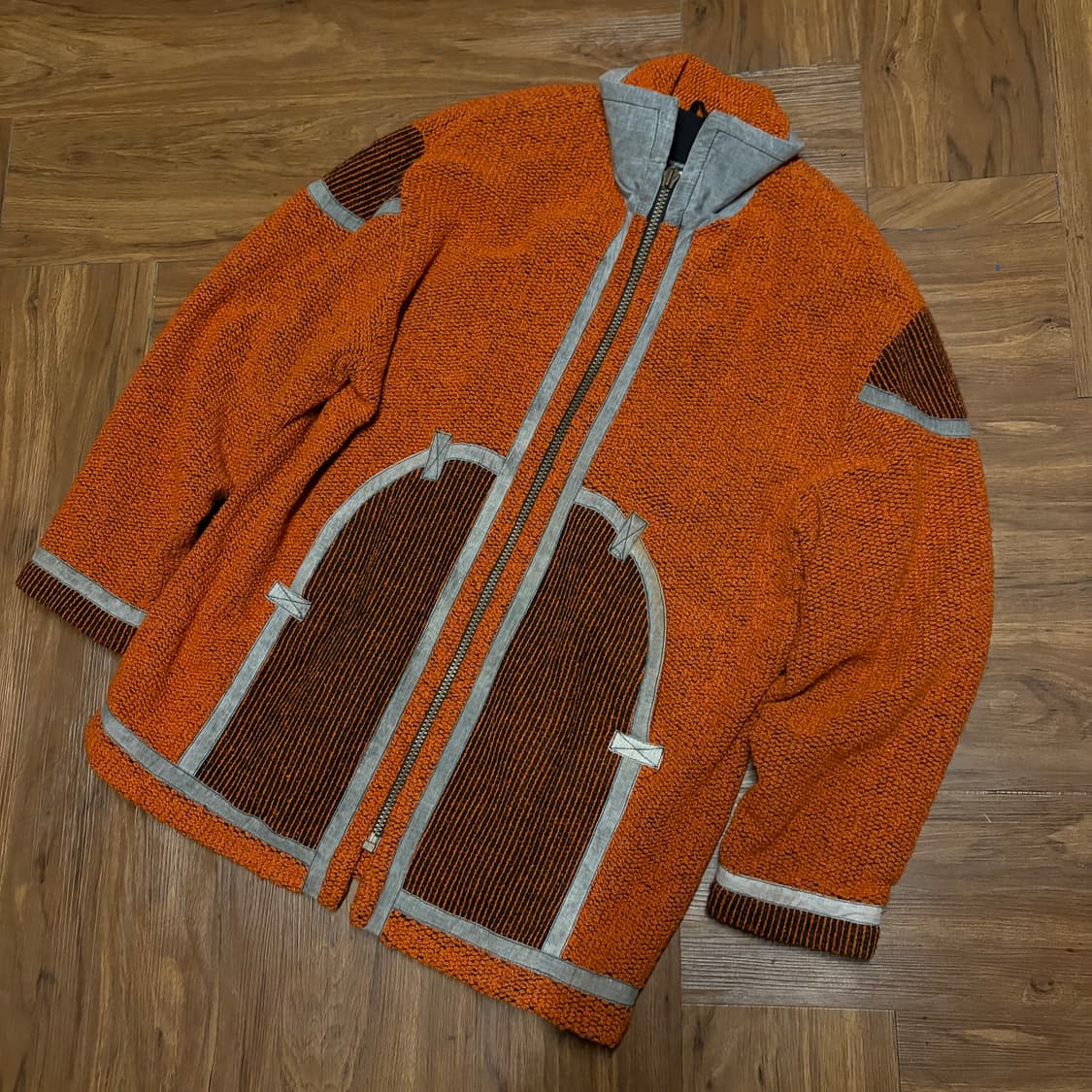 SELDOM ORIENTAL ORANGE WOOL ZIPUP JACKET 상품이미지6