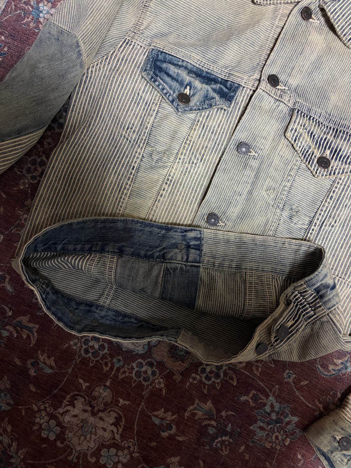 폴로 데님앤서플라이 패치워크 데님 자켓 상품이미지6