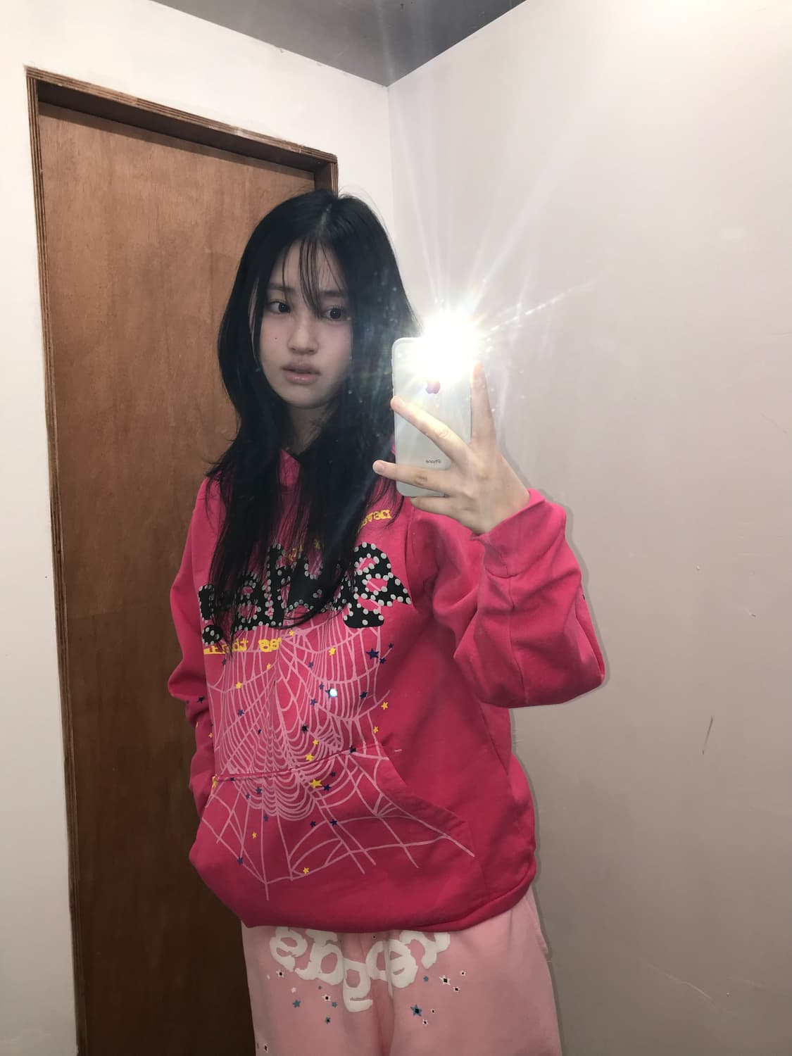 스파이더 SP5DER P*NK V2 Hoodie 상품이미지2
