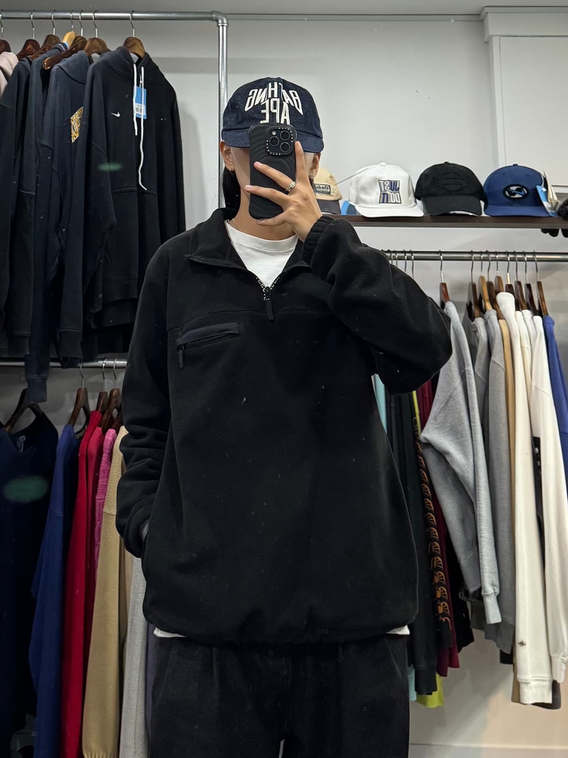 스투시 플리스 하프 집 업 상품이미지6