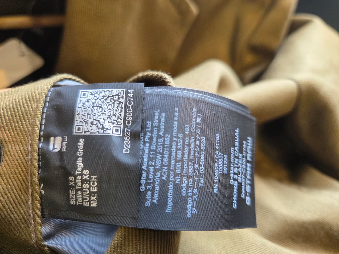 (특가)G-Star RAW 남성 자켓 카키색(XS)디피용 상품이미지6