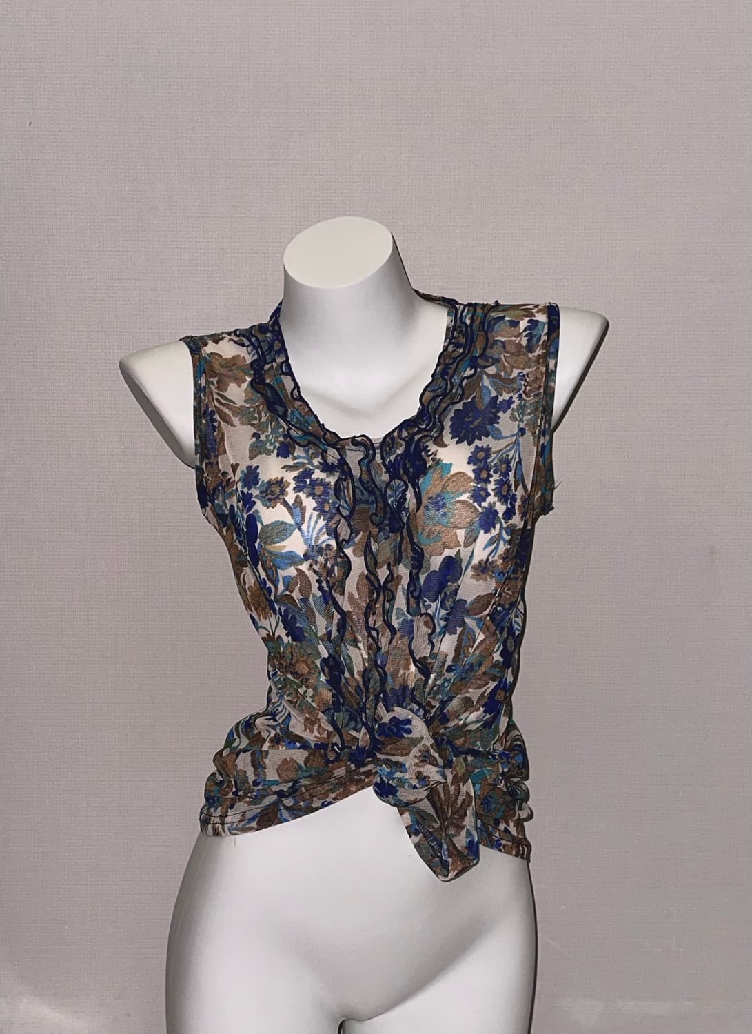 빈티지 플로럴 오리엔탈 슬리브리스 상품이미지3