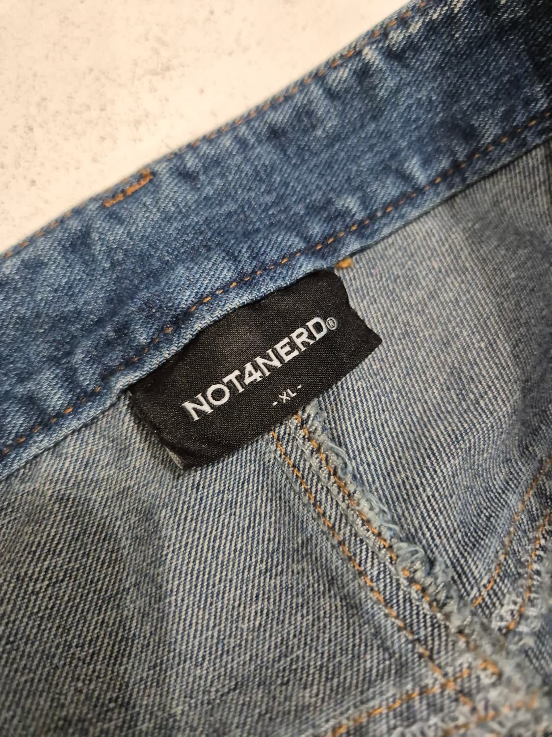 [낫포너드] 워시드 부츠컷 데님 XL 상품이미지3