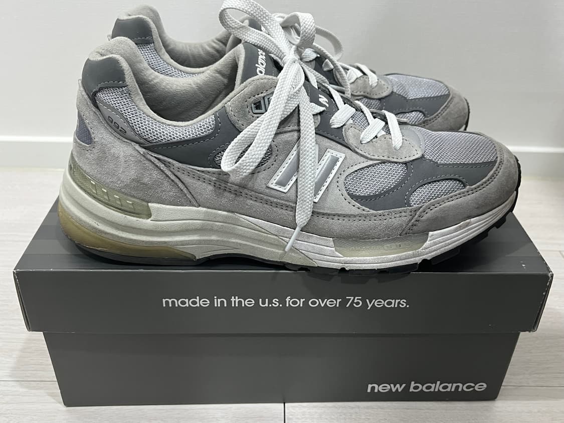뉴발란스 992 메이드 인 USA 그레이 - D 스탠다드 상품이미지4