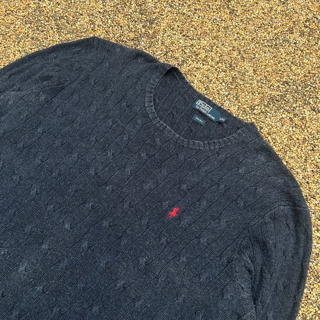 폴로(POLO RalphLauren)네이비 케이블 니트 상품이미지2