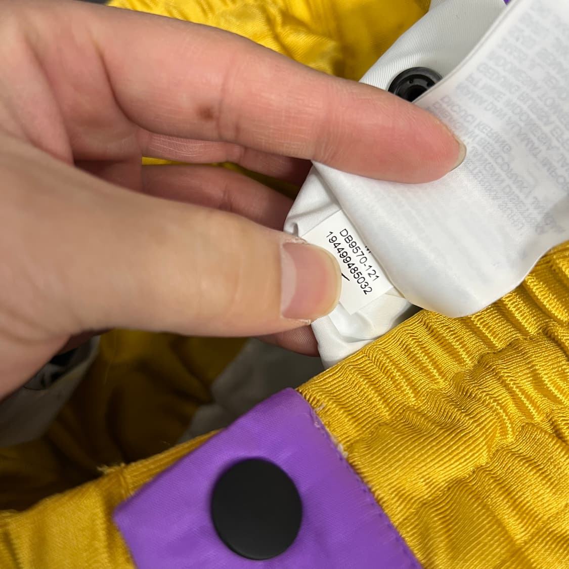 나이키 x 엠부쉬 NBA 컬렉션 레이커스 스냅버클 트랙팬츠 상품이미지9