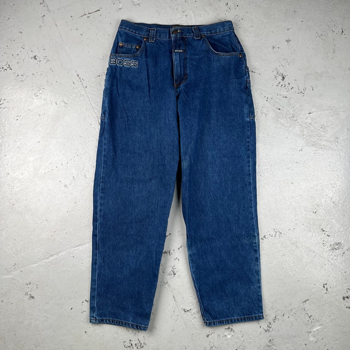 빈티지 Boss Jeans 더블 로고 데님 팬츠 상품이미지2
