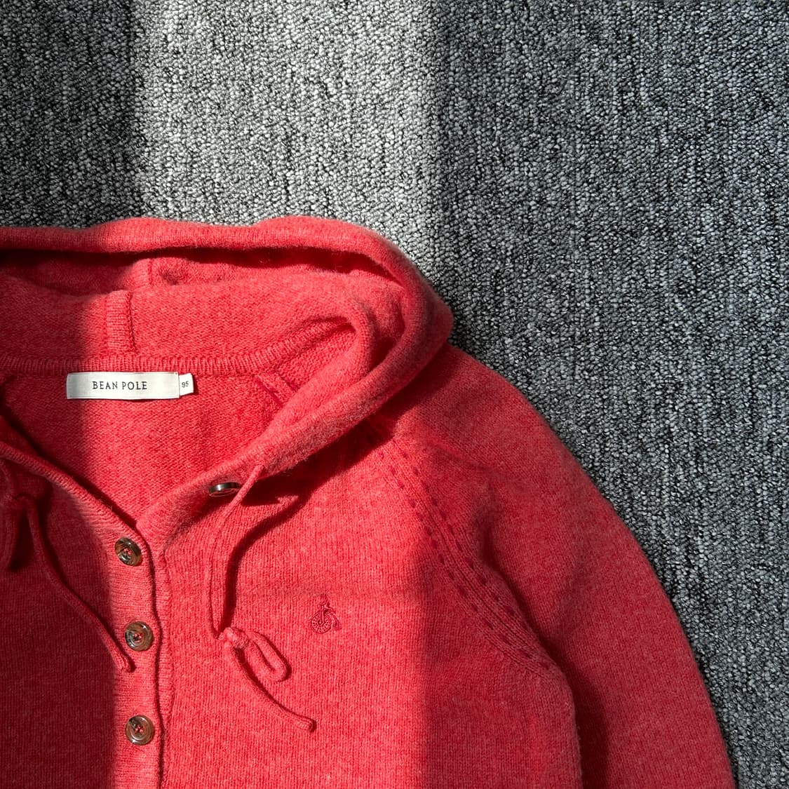 빈폴 암패치 후드 니트 상품이미지3