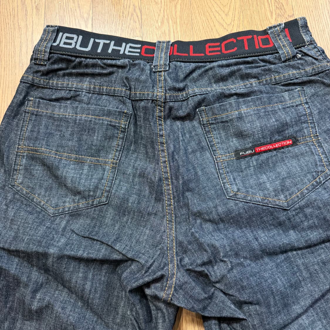 FUBU 빈티지 데님 버뮤다 팬츠 상품이미지4