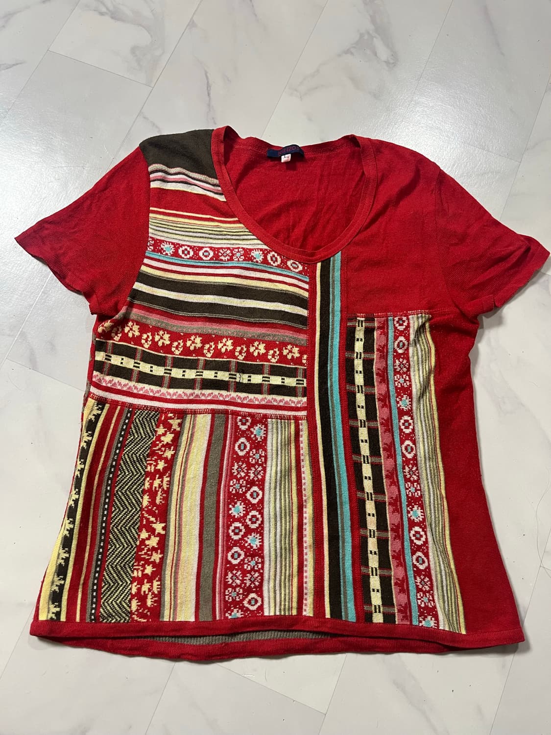 Kenzo 빈티지 반팔니트 상품이미지1