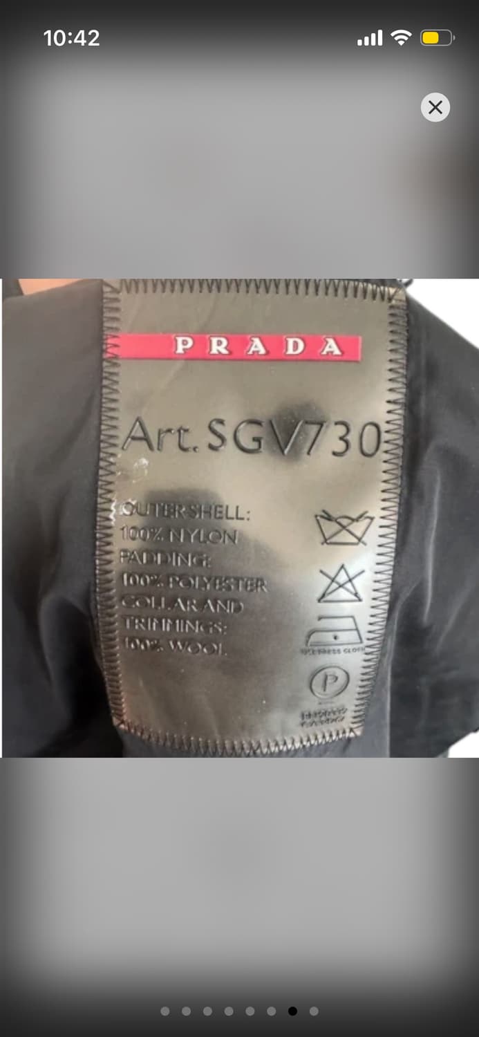 프라다 하이넥 봄버 m 상품이미지3