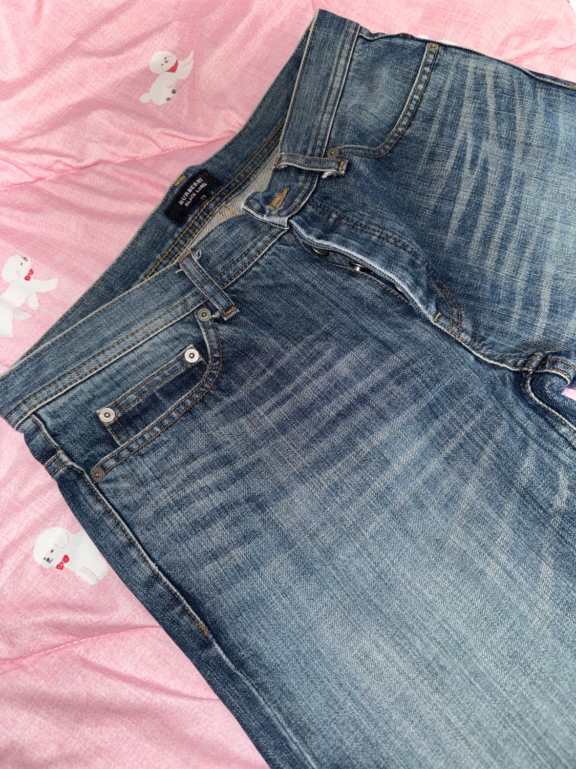 버버리 블랙라벨 슬림스트레이트 데님 팬츠 상품이미지4