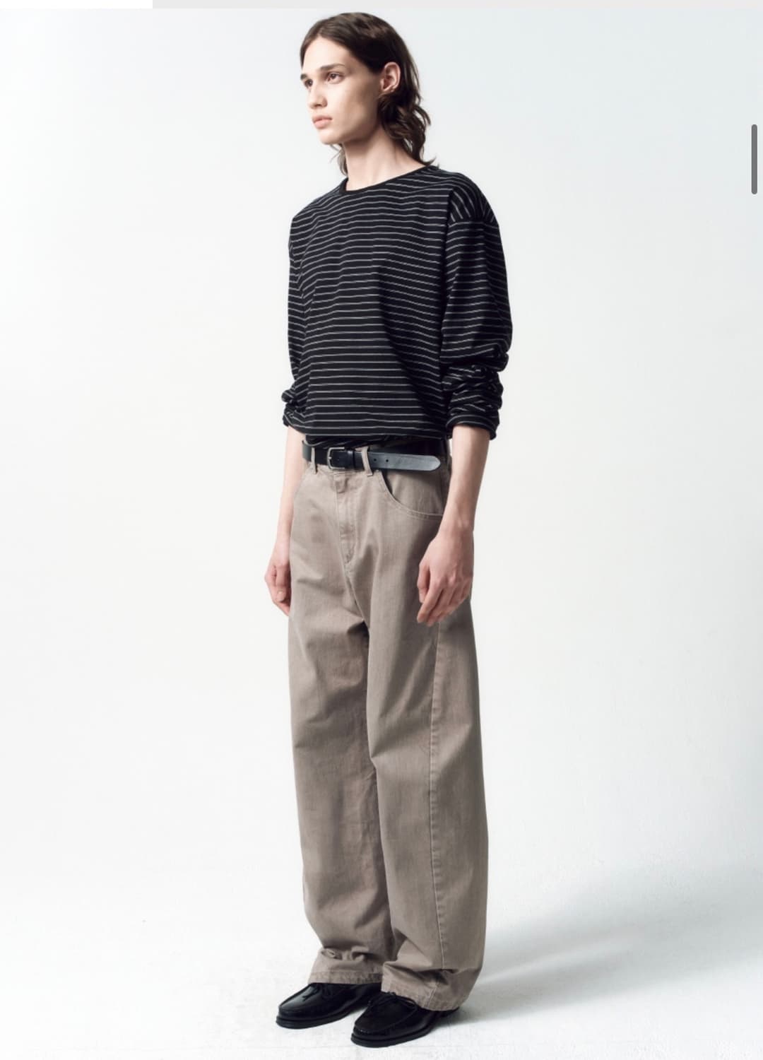 인사일런스 엔지니어핏 데님 팬츠 BEIGE M사이즈 상품이미지4