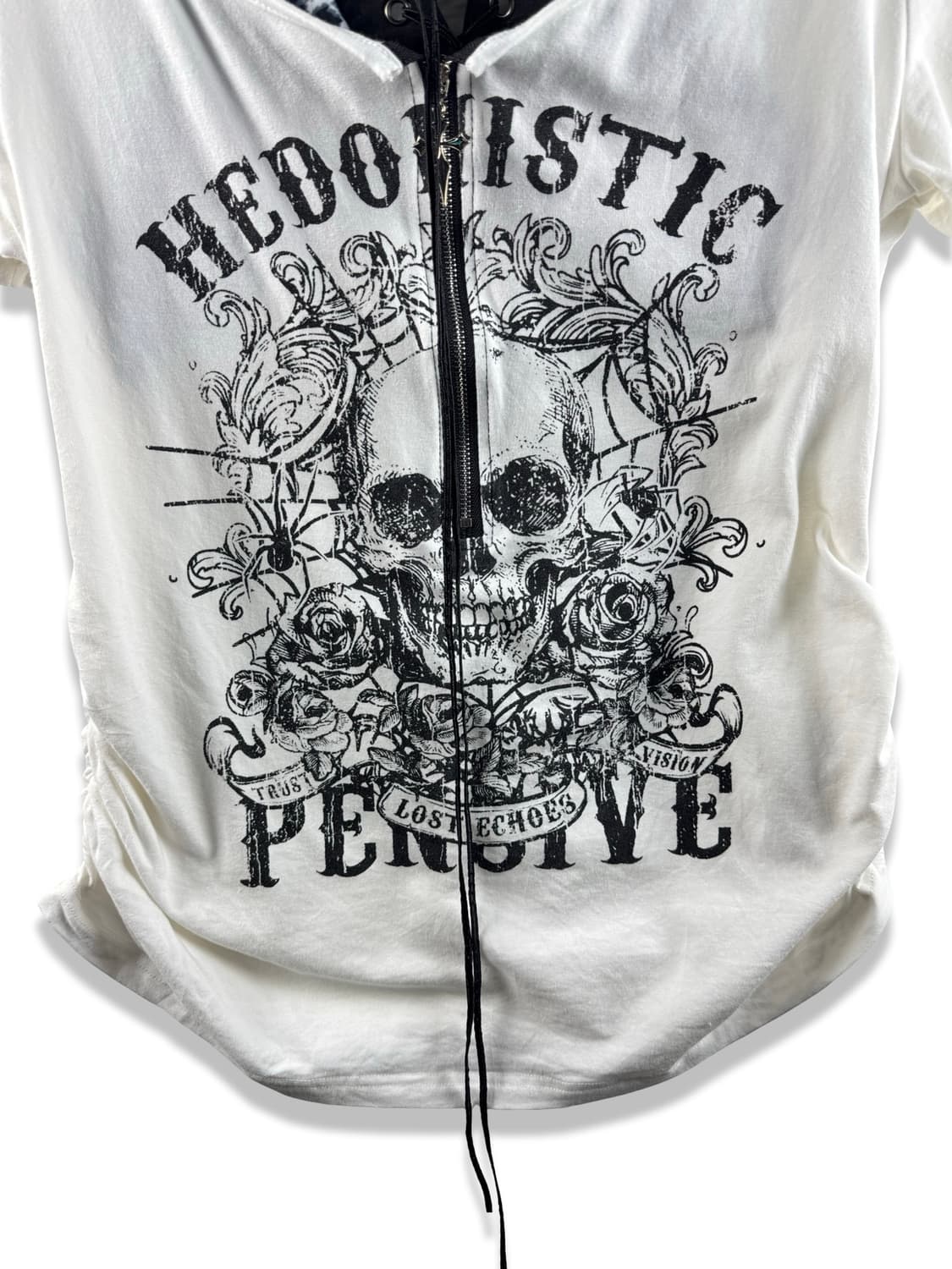 JPN 펑크 스컬 고스 홀터넥 슬리브집업2877 상품이미지3