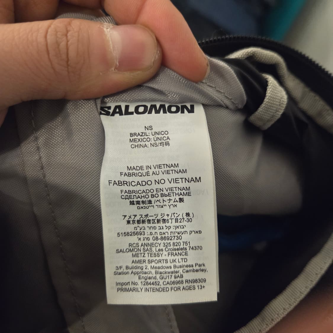 살로몬 크로스 8 백팩 블랙 상품이미지3