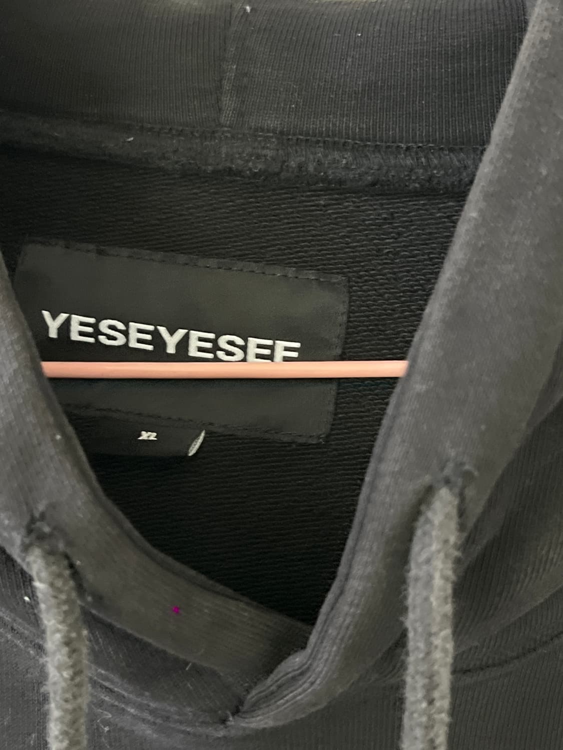 Yeseyesee 예스아이씨 블랙 후드티 블루아치로고 XL 상품이미지2