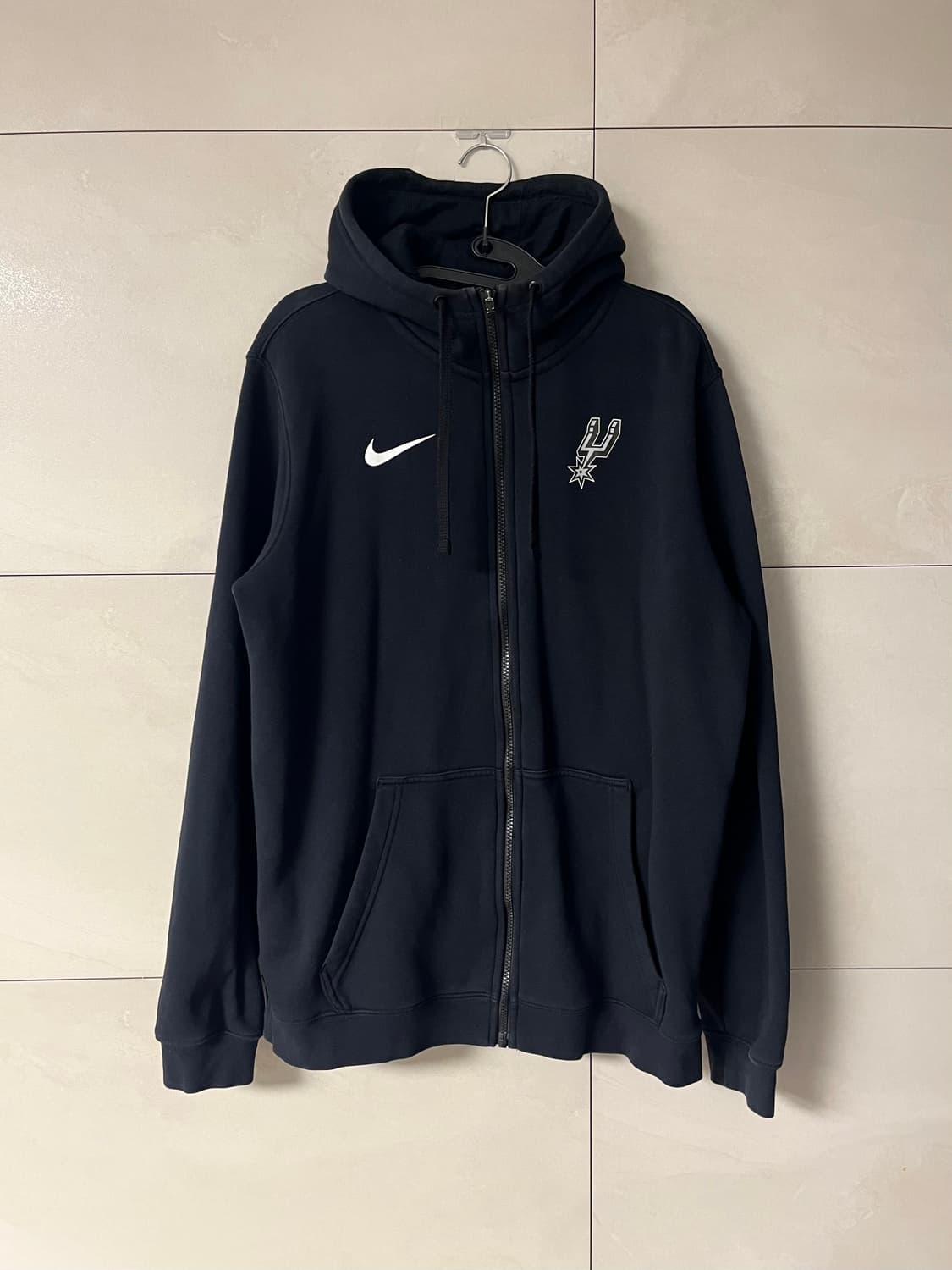 나이키xNBA 샌안토니오 스퍼스 후드집업 블랙 [L] 상품이미지1