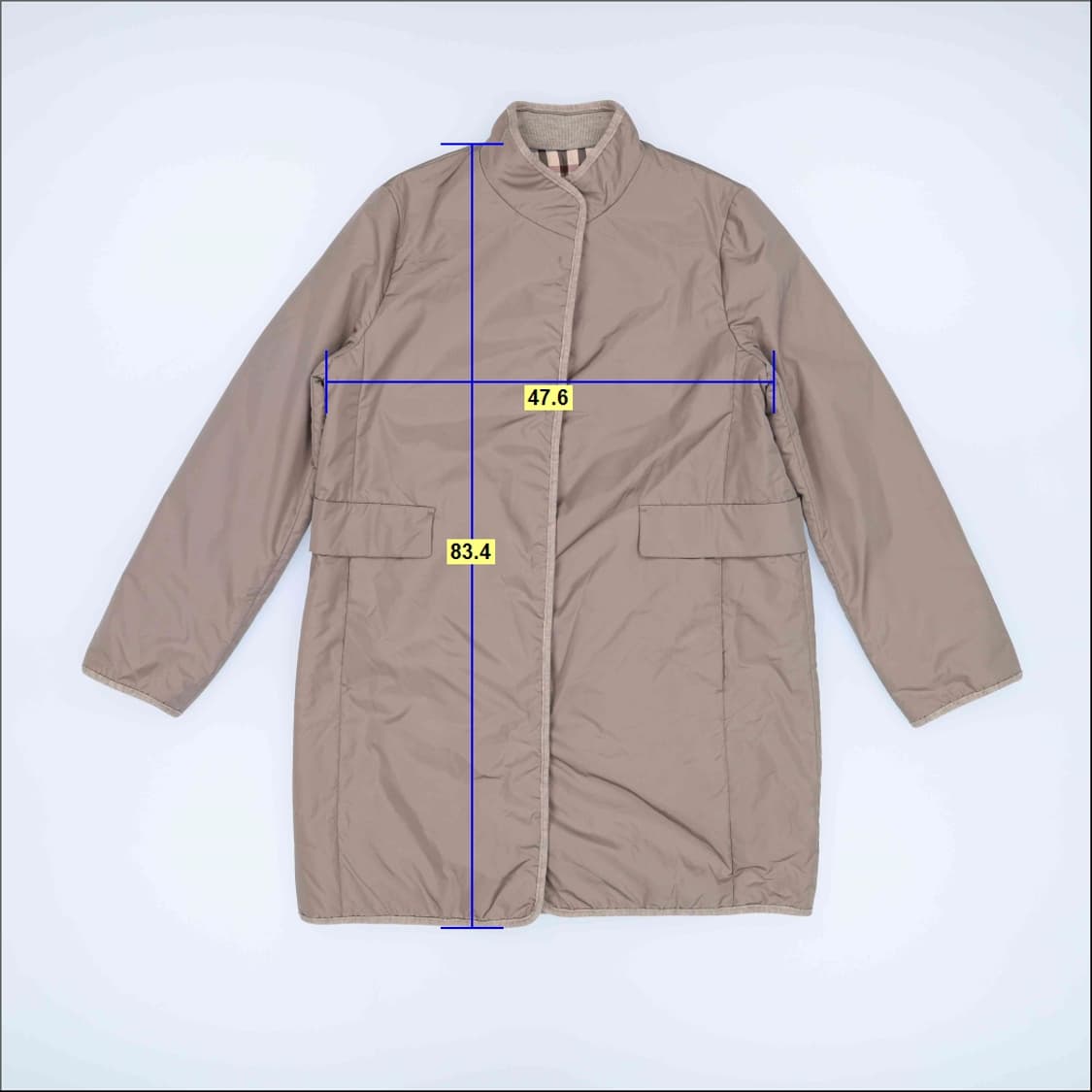 [88-160] 닥스 여성 하프 코트점퍼 1208H1 상품이미지7