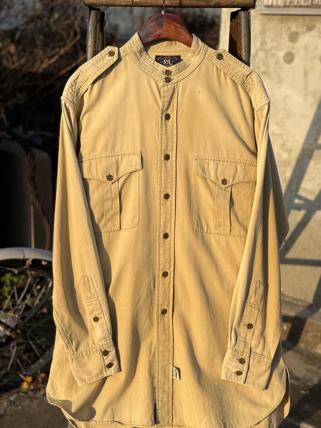 RARE 90년대 Double RRL Safari Shirt 상품이미지2