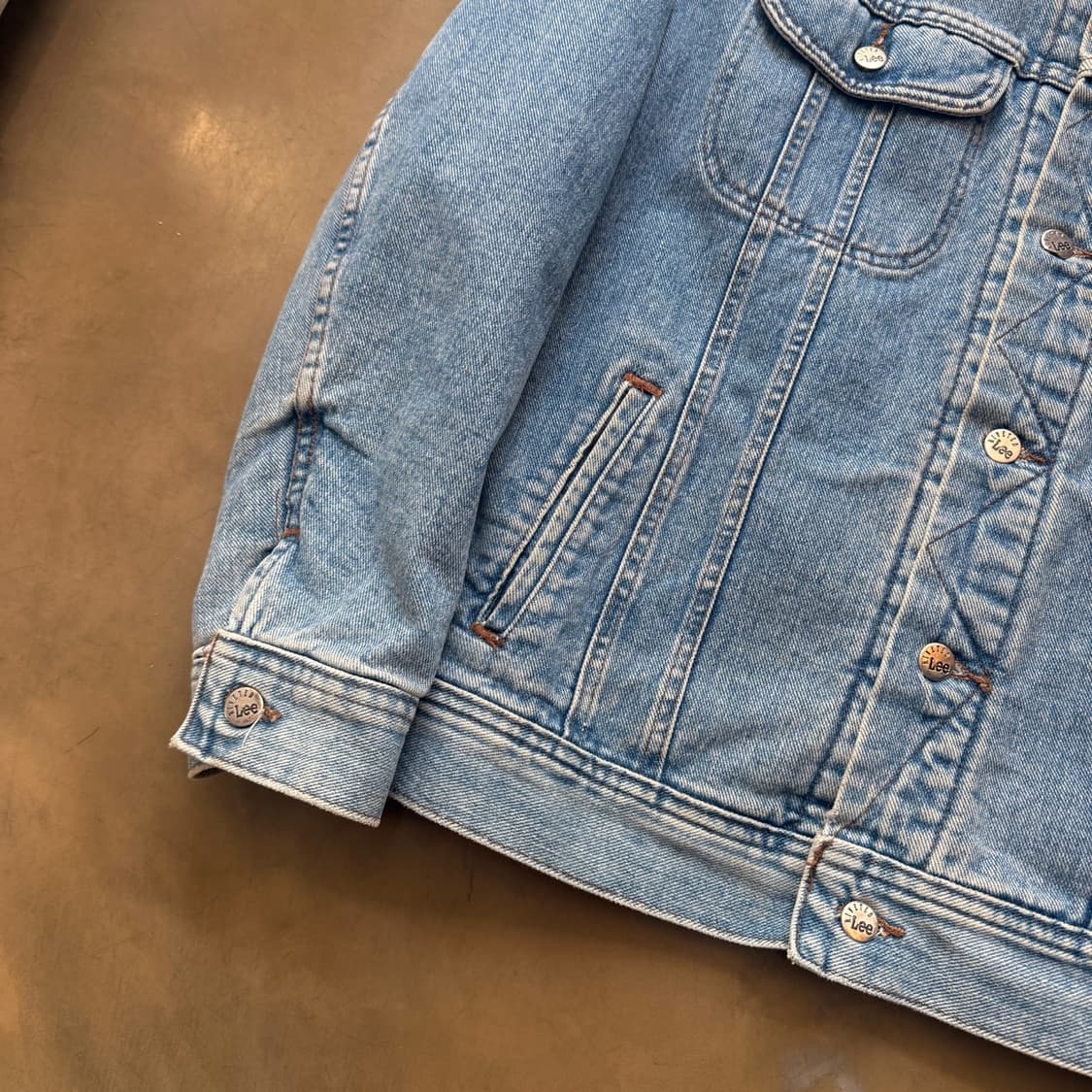 80 ~ 90'S RIVETED LEE 블랭킷 안감 데님자켓 상품이미지5