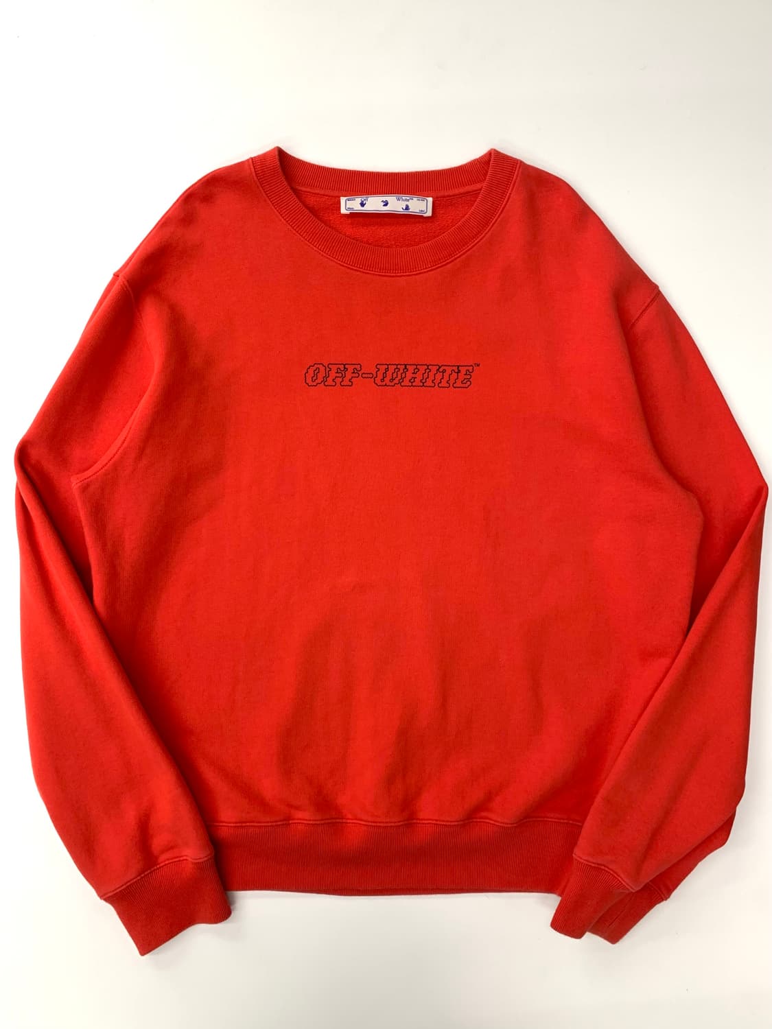 Off white 오프화이트 레드 핑거 맨투맨 상품이미지3