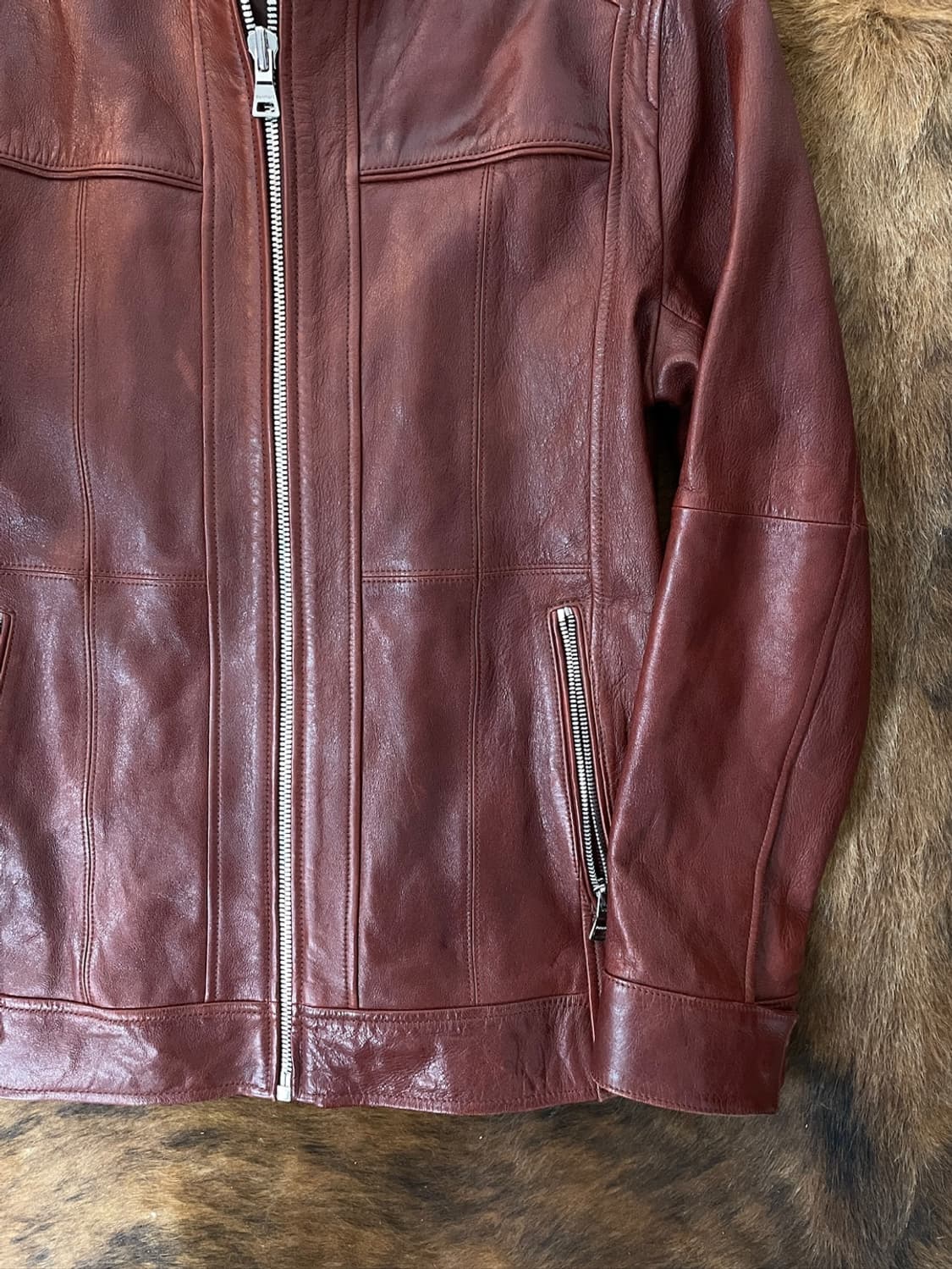 반하트 디 알바자 양가죽 라이더 자켓 상품이미지5