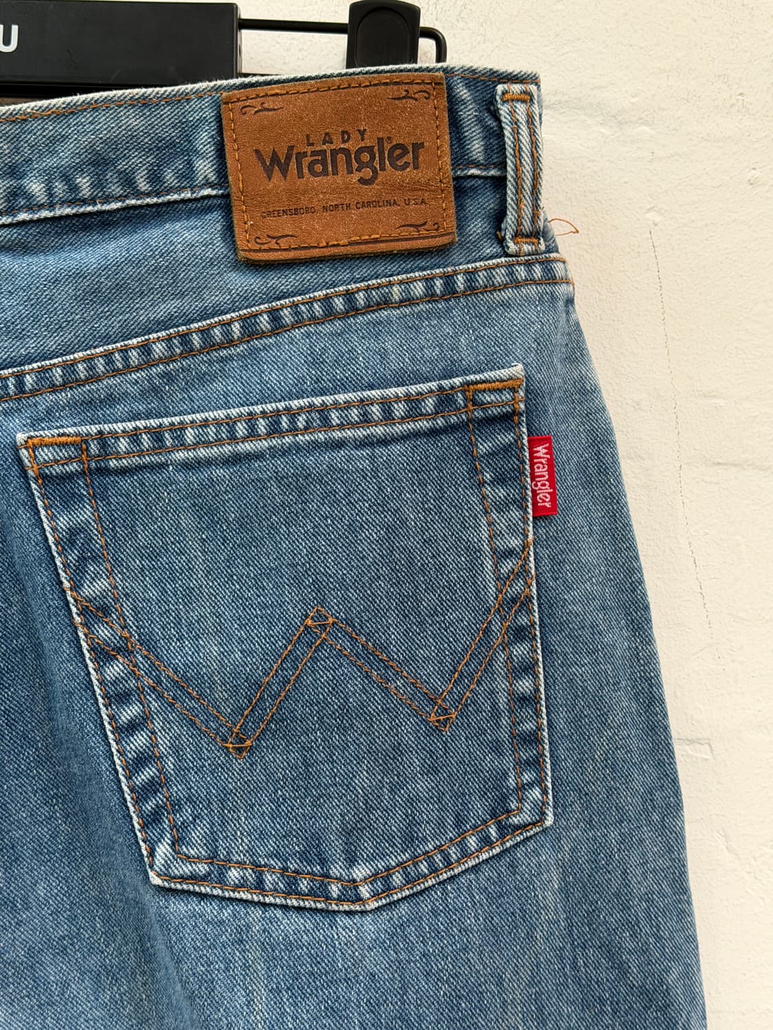 Wrangler lady 랭글러 라이트 블루 배기핏 데님 진 28 상품이미지6