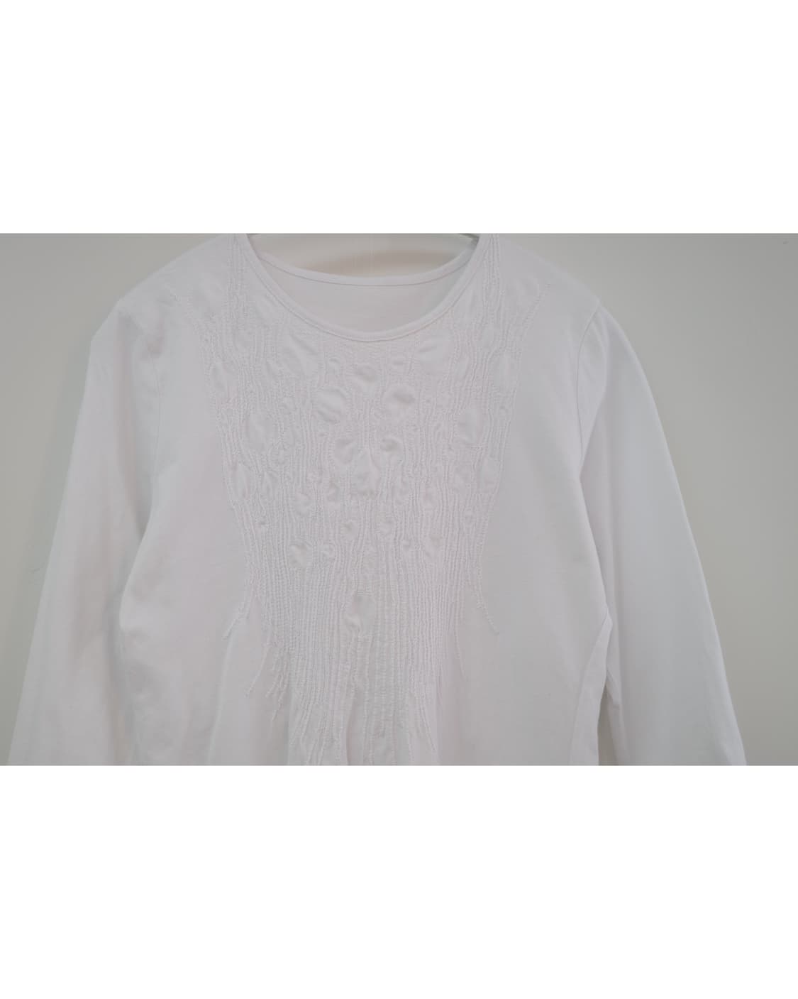 Dot pleats white sleeve 상품이미지7
