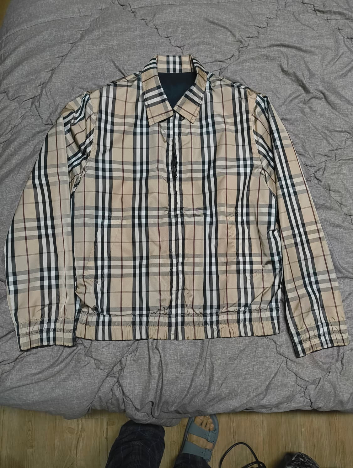 버버리 리버시블 해링턴 자켓 105 상품이미지2