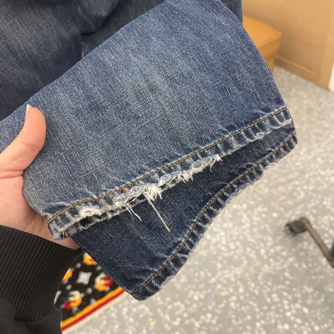 리바이스 505 빈티지 데님 청바지 33인치 C06402 상품이미지8