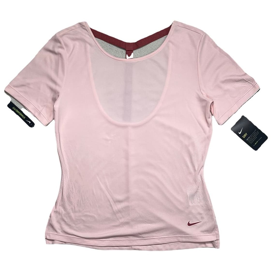 NIKE 드라이핏 트레이닝 탑 핑크 M 상품이미지1