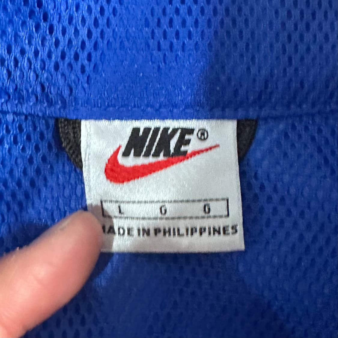 90s 나이키 블루 윈드브레이커   상품이미지6
