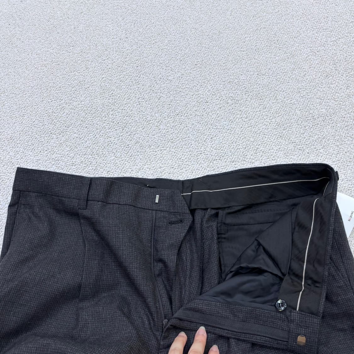 36 새상품 브루노바피 남성 정장 팬츠 0623E2 상품이미지5