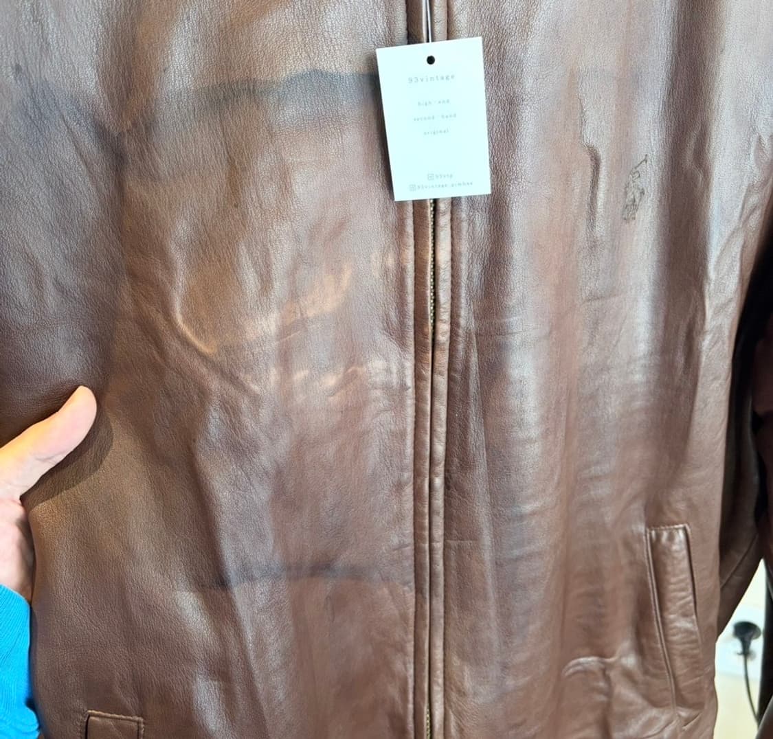15343 - 폴로 랄프로렌 브라운 레더 자켓 상품이미지7