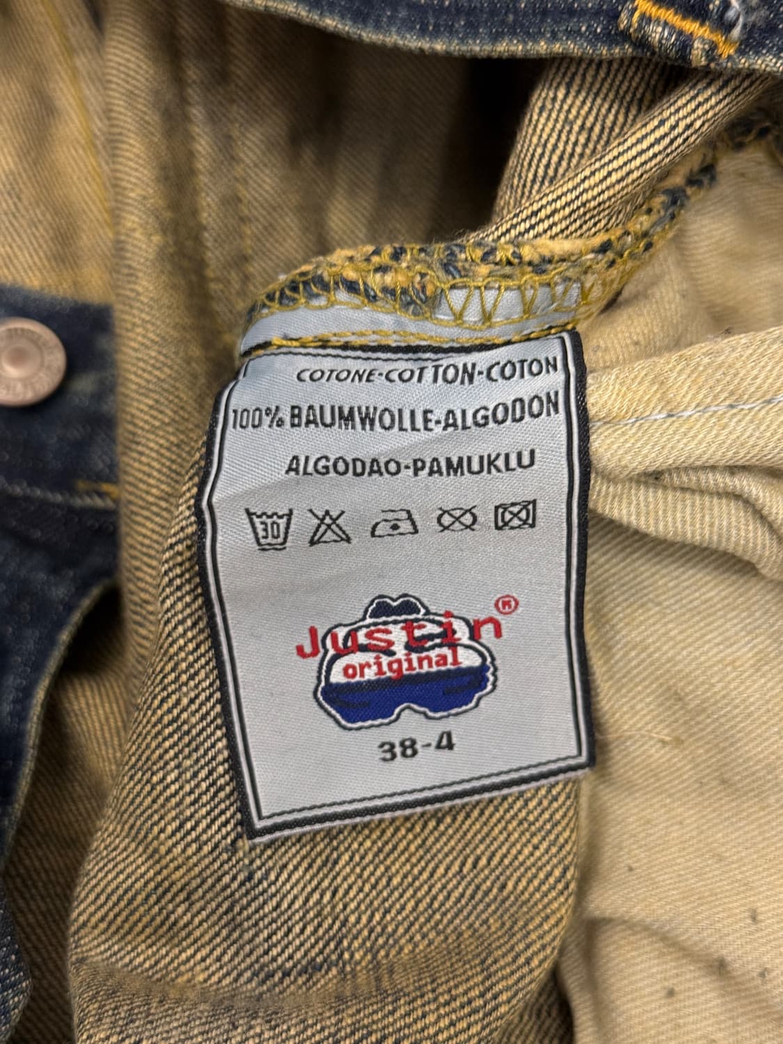 JUSTIN Original J.517 Distressed Denim 상품이미지5