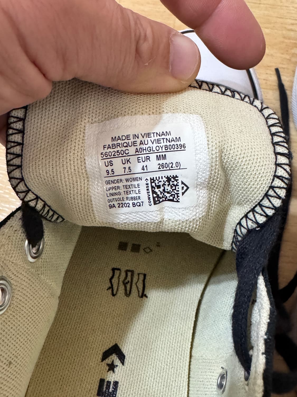 컨버스 올스타 플랫폼 블랙 260mm 상품이미지6