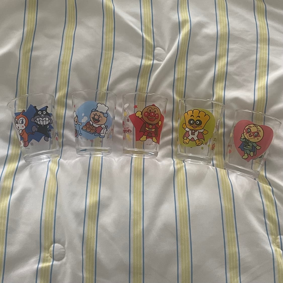 호빵맨 글라스 5종세트 상품이미지1