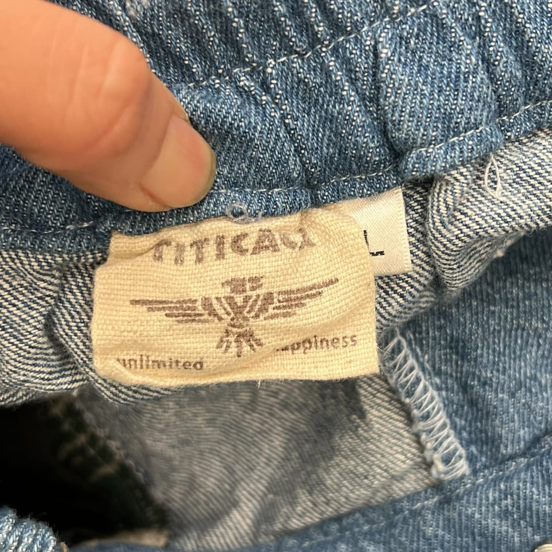 티티카카 에스닉패치 데님스커트 r2072 상품이미지5