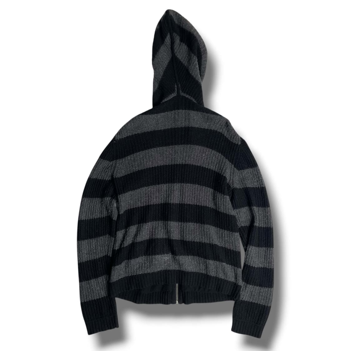 Armani 대각 스트라이프 울 블렌드 집업 후디 상품이미지6