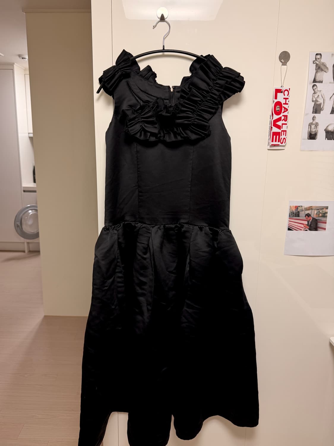 꼼데가르송 블랙 러플 드레스 상품이미지1