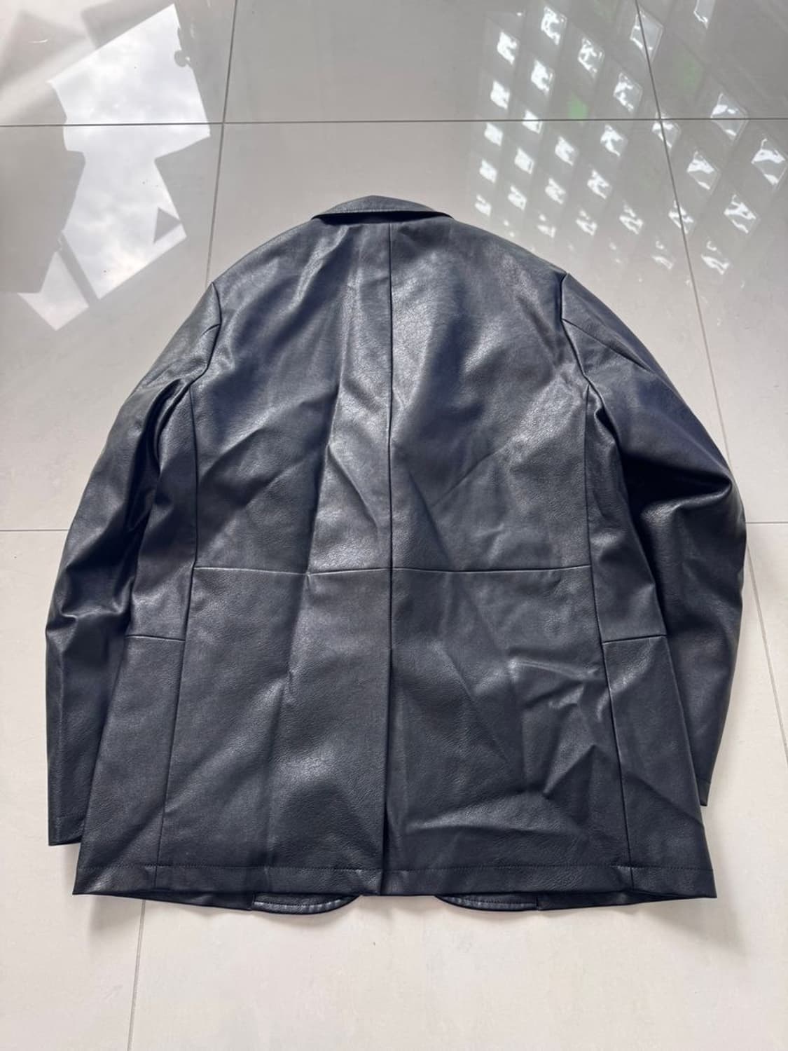 FAKE LEATHER JACKET 페이크 레더 자켓 상품이미지7