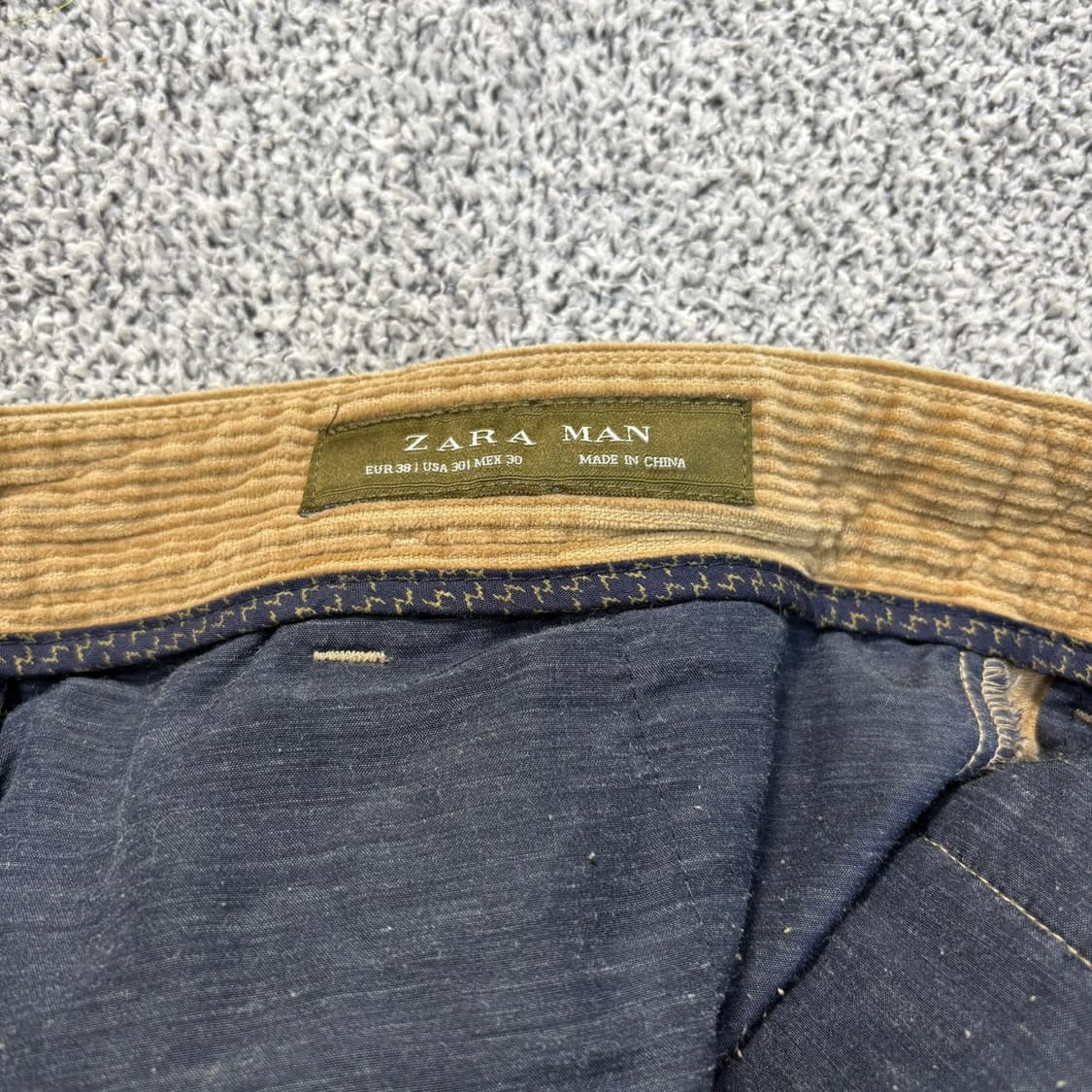 30 자라맨 남성 코듀로이 팬츠 0323J 상품이미지4