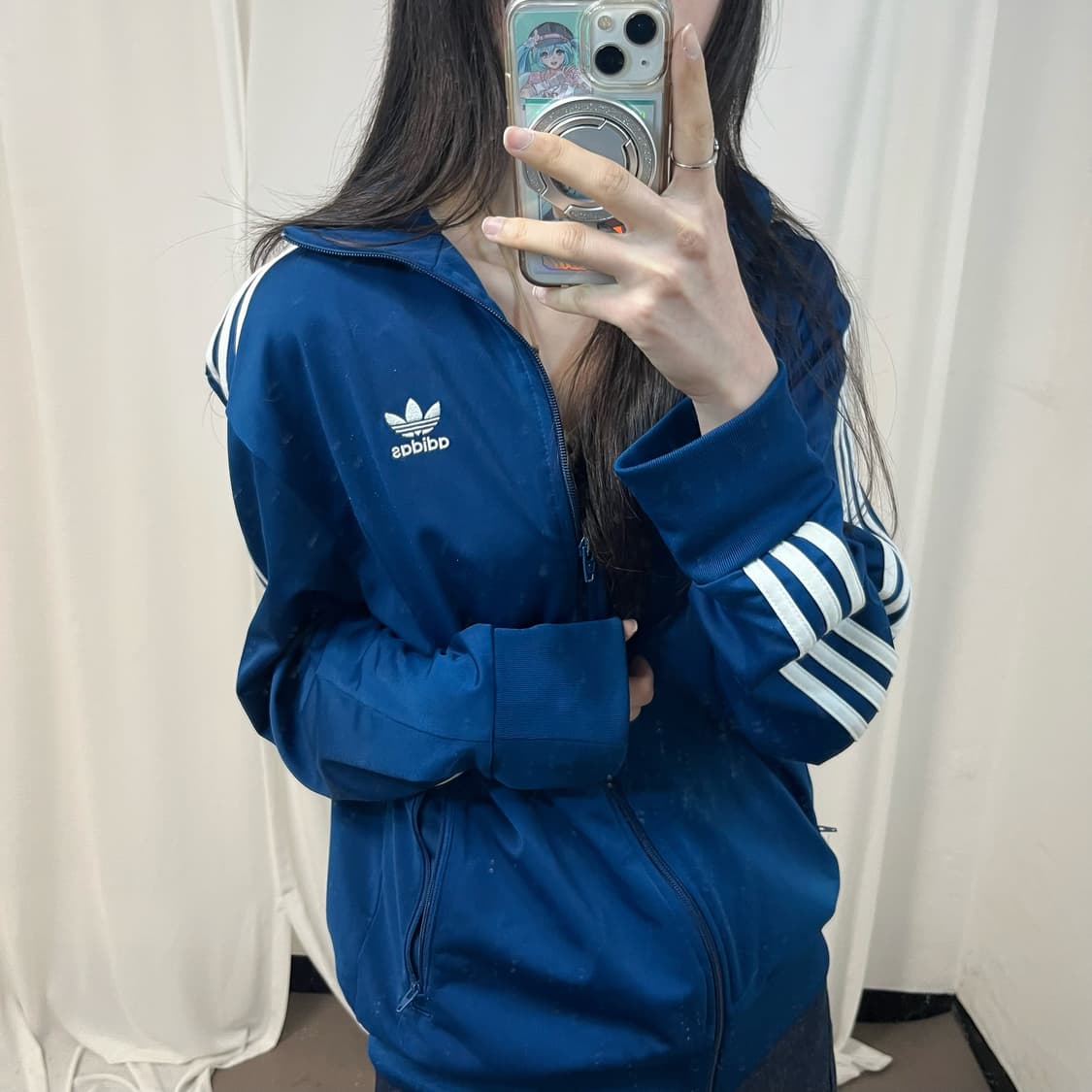 Adidas indigo blue new Firebird jersey 상품이미지3