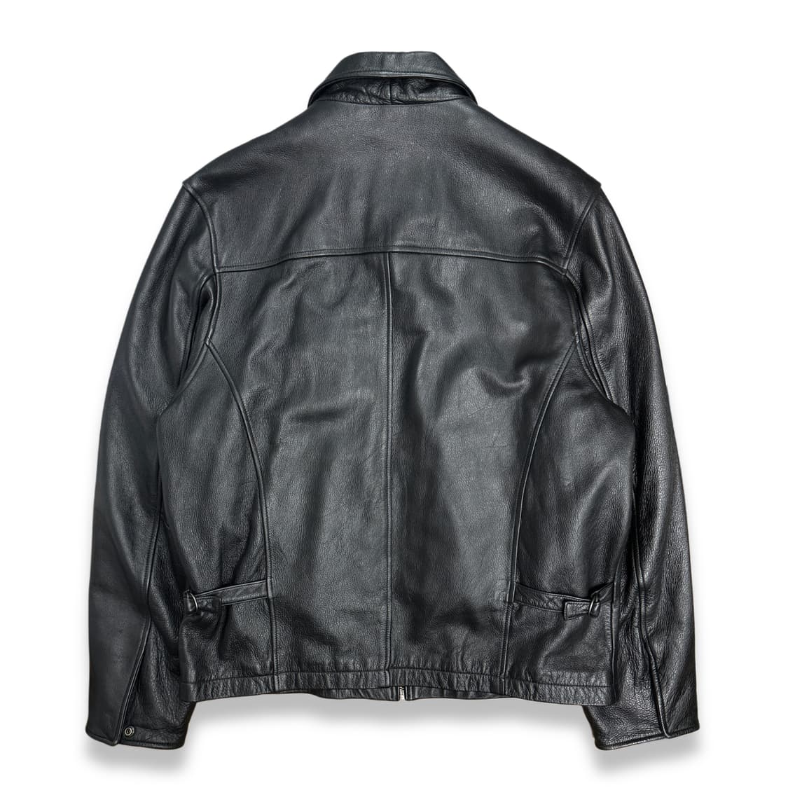 90s Wilsons Leather 싱글 라이더 자켓 XL 상품이미지2